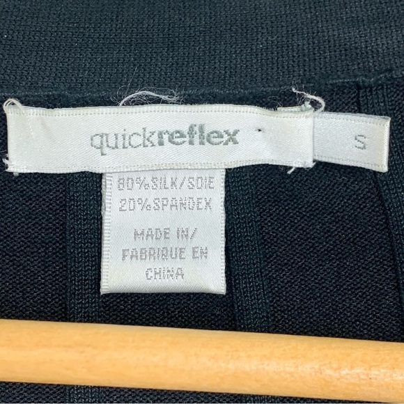 Vintage 90s Quick Reflex Silk Blend Cardigan - Picture 5 of 6